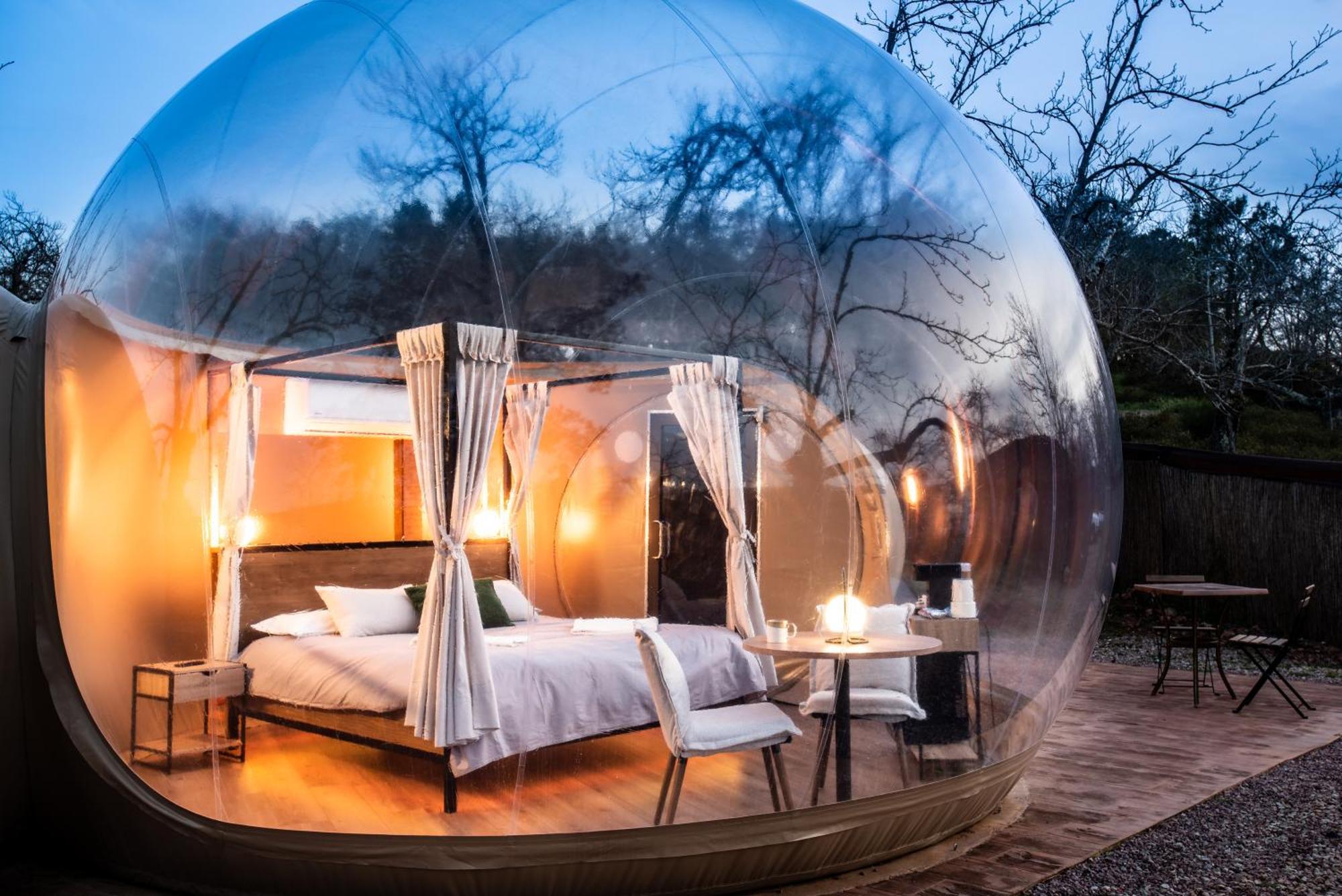 Horizonte Bubble Rooms Cortegana Buitenkant foto